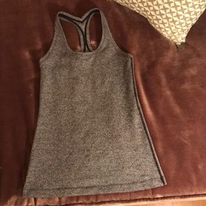 Lululemon tank in charcoal heather